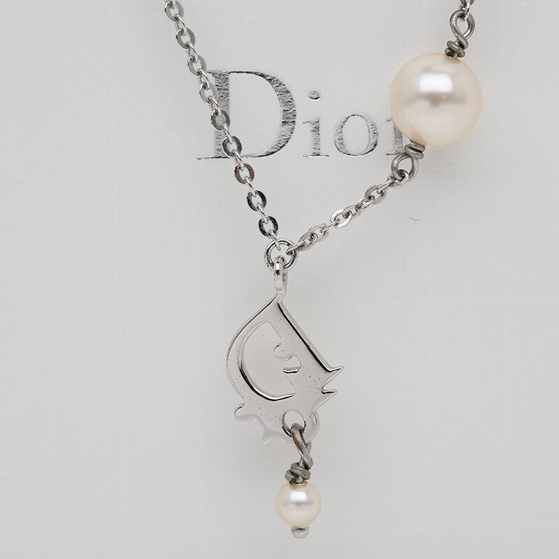미스코코,디올 dior 로고 목걸이 빈티지 체인 네크리스