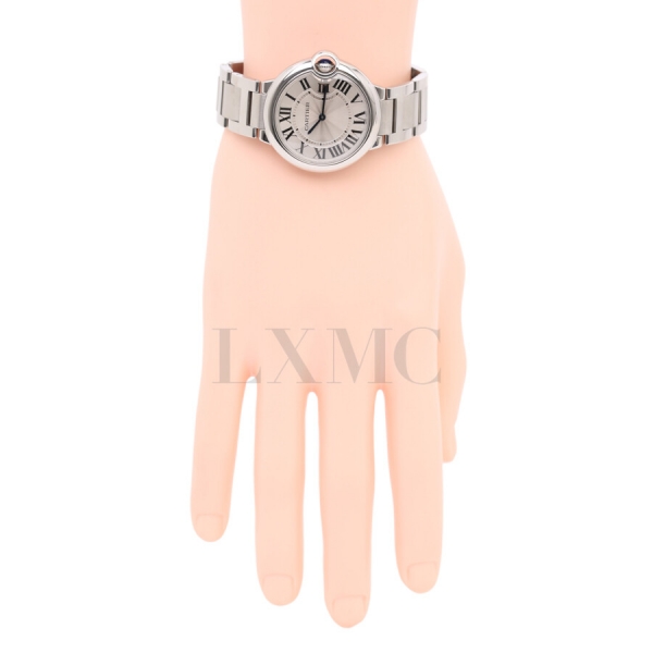 미스코코,까르띠에 발롱블루 워치 36MM 여성 시계 W69011Z4 보증서