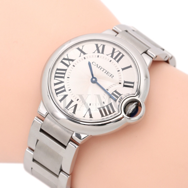 미스코코,까르띠에 발롱블루 워치 36MM 여성 시계 W69011Z4 보증서