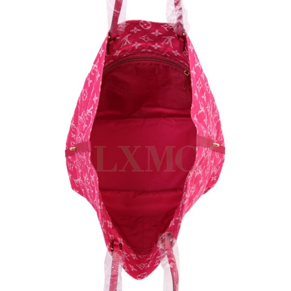 미스코코,루이비통 데님 노에풀 MM 모노그램 핑크 숄더백 M40870