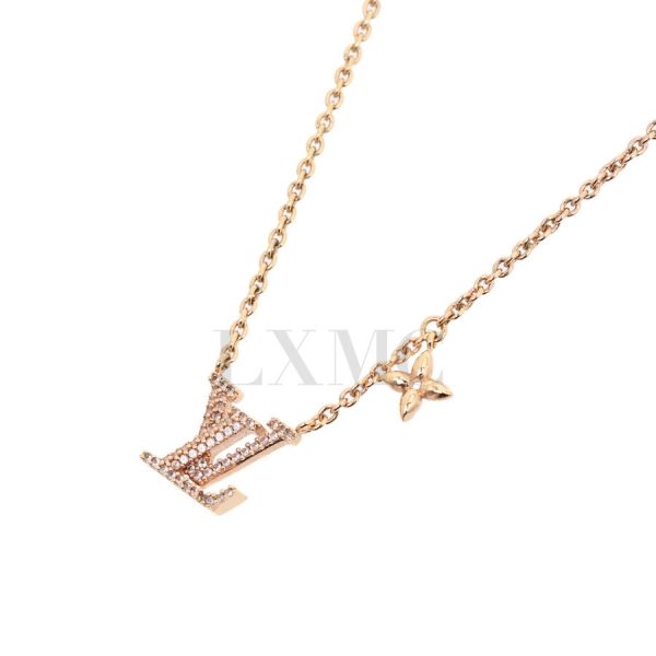 미스코코,루이비통 LV 아이코닉 블러시 목걸이 로고 네크리스 M00985