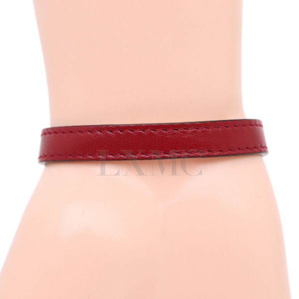 미스코코,불가리 세르펜티 포에버 레더 브레이슬릿 스네이크 레드 팔찌